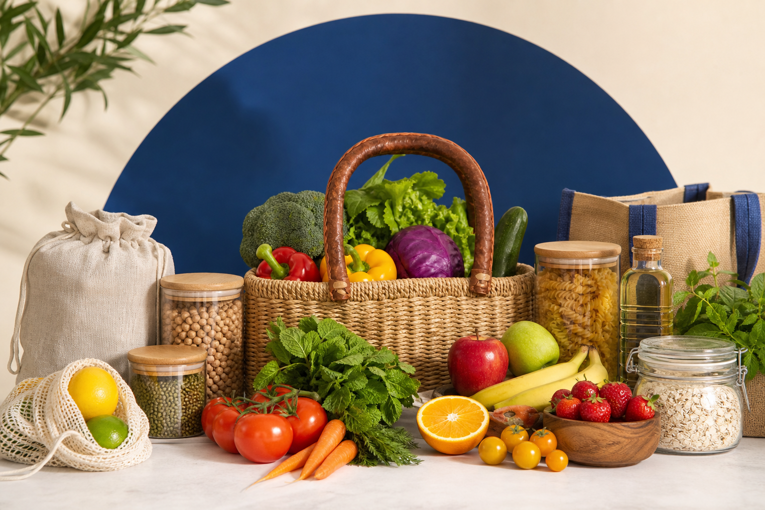 FreshBasket Daily template preview